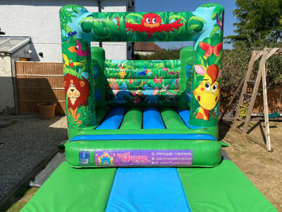 Baby Jungle Bouncy Castle, a toddler inflatable for hire from Every Bounce Counts