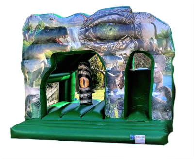 Jurassic Castle, a bouncy castle for hire from Mr Bouncy Castle