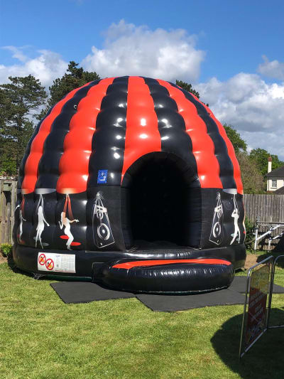Disco Dome, a disco dome for hire from Animal Bouncers
