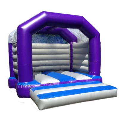 15 Silver & Purple, a bouncy castle for hire from Jumping Jacks