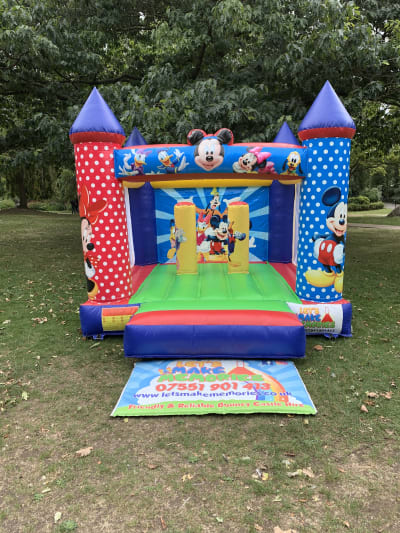 Minnie & Mickey Bouncy Castle, a bouncy castle for hire from Let's Make Memories