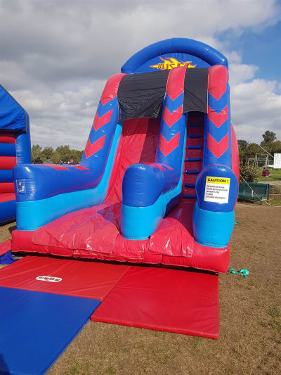 Rush 10ft Platform Slide, a inflatable slide for hire from Abc Party Hire