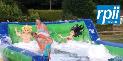 Splash Run Inflatable 25ft x 15ft, a assault course for hire from 1st Choice Inflatables