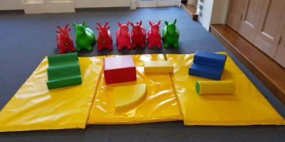 16 PIECE SOFT PLAY EQUIPMENT SET, a soft play set for hire from All Bounce Surrey