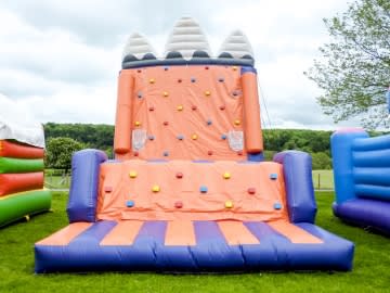 Climbing Wall, a inflatable game for hire from Laxcorp Event Hire