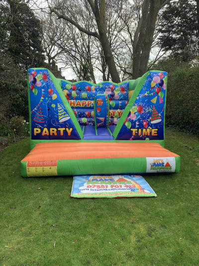 Low Height PartyTime Castle, a bouncy castle for hire from Let's Make Memories