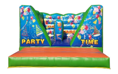 Low Height Party Time Castle, a bouncy castle for hire from Ready Steady Bounce