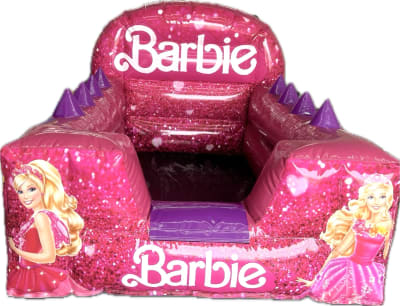 Ball Pond Air Juggler Barbie, a soft play set for hire from BJ's Bouncy Castles & Soft Play Hire