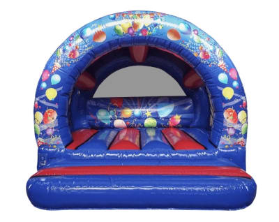 12x12 Curved Balloon Bouncy Castle Hire Surrey & West Sussex, a bouncy castle for hire from Alpha Inflatables and Events