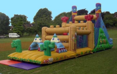 Wild West Assault Course, a assault course for hire from Jump & Bounce