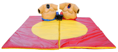 Junior Sumo Suits, a inflatable game for hire from JV Bouncy Castle Hire