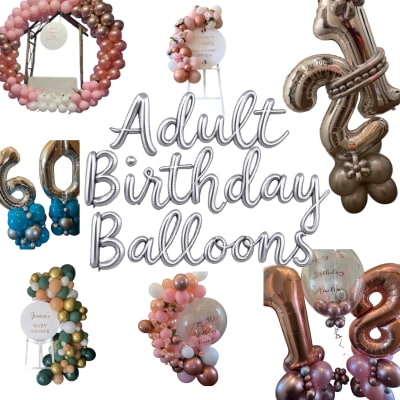 Adult Birthday Balloons
