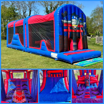 42ft Ninja Run Assault Course, a assault course for hire from KBS Inflatable Kingdom