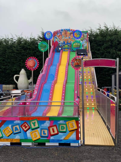 Astro Glide Slide, a inflatable slide for hire from Animal Bouncers