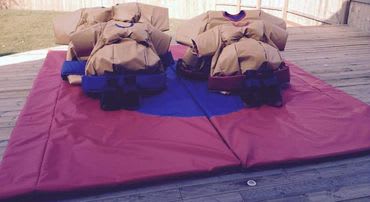 Sumo Suits, a inflatable game for hire from Kendall's Castles