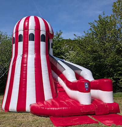 Helter Skelter Slide (10ft Platform), a inflatable slide for hire from Airscape Events