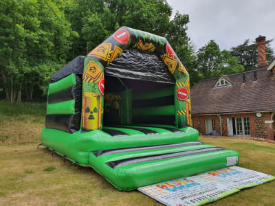 Adult Toxic Disco Bounce, a adult bouncy castle for hire from Allsorts Inflatables