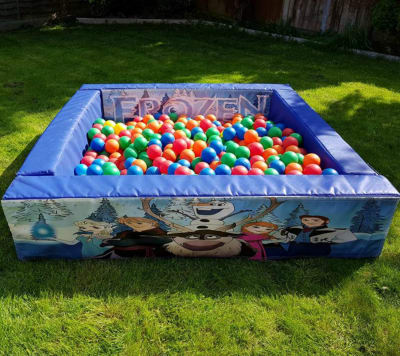 Frozen Ball Pool, a soft play set for hire from Chloe's Castles