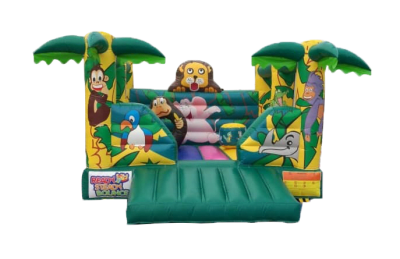 Low Height Monkey Jungle Castle, a bouncy castle for hire from Ready Steady Bounce