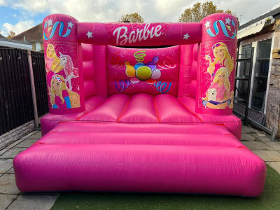 Barbie Pink L/H, a bouncy castle for hire from Bouncy Castle Club