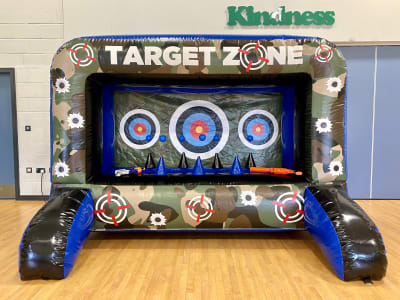 Inflatable Target Zone, a inflatable game for hire from Jumping Jacks Bouncy Castles