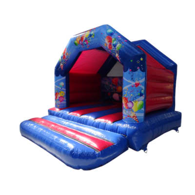 Red and Blue Party Castle (Child), a bouncy castle for hire from Crockerz Castles