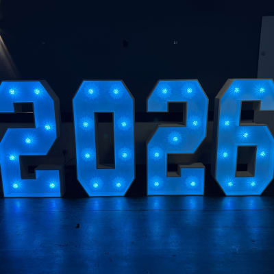 LED Light Up Number Hire