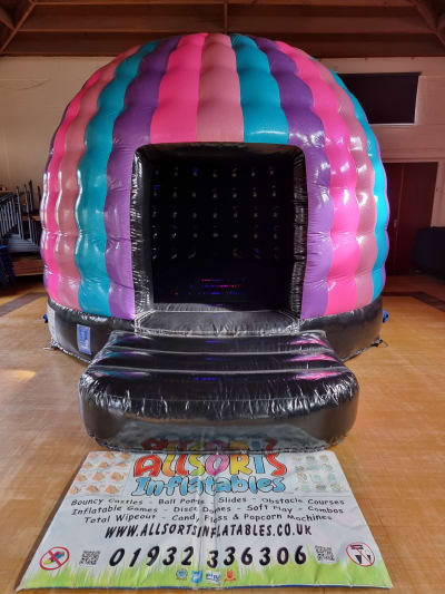 Disco Dome Glitter & Sparkle, a disco dome for hire from Allsorts Inflatables