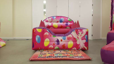 Fairy Princess Ball Pit, a soft play set for hire from Playdays Parties