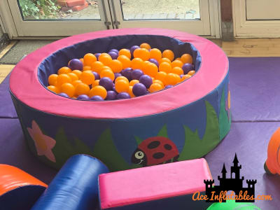 Ball pit, a soft play set for hire from Ace Inflatables