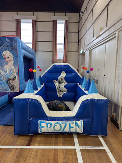 Frozen Themed Ball Pit, a soft play set for hire from Bounce N Fun