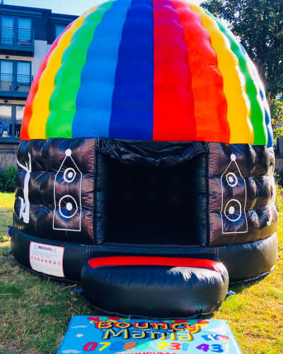 Dancing Disco Dome, a disco dome for hire from Bouncy Mania