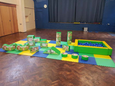 Bronze Jungle soft play package, a party package for hire from Abc Party Hire