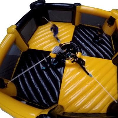 Dash n' Grab Bungee Game, a inflatable game for hire from JV Bouncy Castle Hire