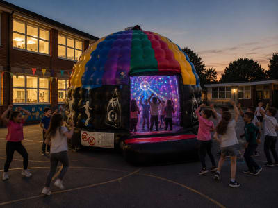 Disco Dome hire, a disco dome for hire from Funday Entertainment