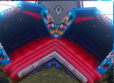 11ft x 15ft Mickey Mouse Club House Theme Bouncy Castle, a bouncy castle for hire from SK Hire Events