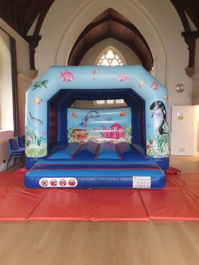 12 ft x 12ft Under the Sea Bouncy Castle, a bouncy castle for hire from Jump & Bounce