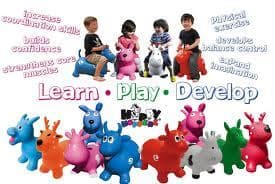 Happy Hopperz x5, a soft play set for hire from Abc Party Hire