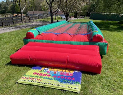 Cargo Net Assault Obstacle, a assault course for hire from 1st Choice Inflatables