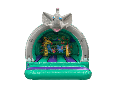 12ft x 12ft Curved Jungle Bounce, a bouncy castle for hire from Bounce Mania