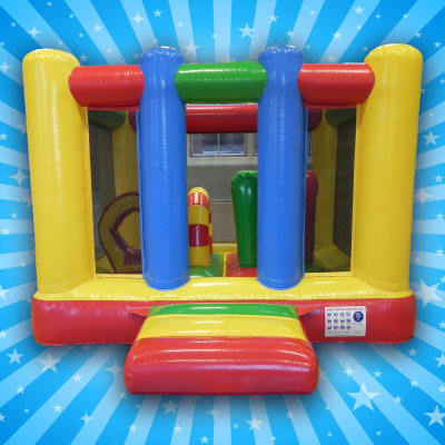 Play Zone Toddler Castle, a toddler inflatable for hire from Tilley's Bouncy Castles and Soft Play Hire