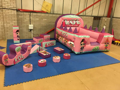 LOL Surprise Soft Play, a soft play set for hire from Playdays Parties