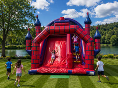 Camelot Slide, a inflatable slide for hire from Funday Entertainment
