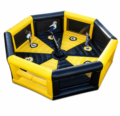 Last Man Standing, a inflatable game for hire from Mr Bouncy Castle