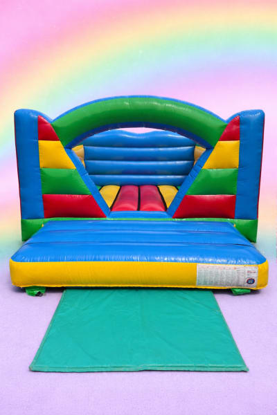 rainbow castle, a bouncy castle for hire from Croydon Bouncy Castles