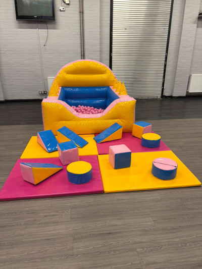 Pastel Cotton Candy Ball pit & Soft play Package, a party package for hire from Let's Make Memories