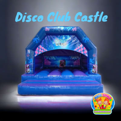 Disco Club Adult castle, a adult bouncy castle for hire from Kidz Smile