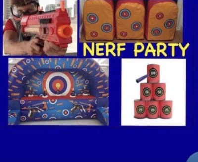 shoot out package, a party package for hire from Kidz Smile