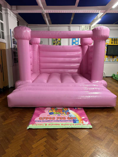 Pink Pastel Bouncy Castle, a bouncy castle for hire from Bouncy Castle Fun World