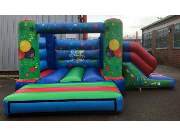 Star Party Combo Low Height, a bouncy castle for hire from Laxcorp Event Hire